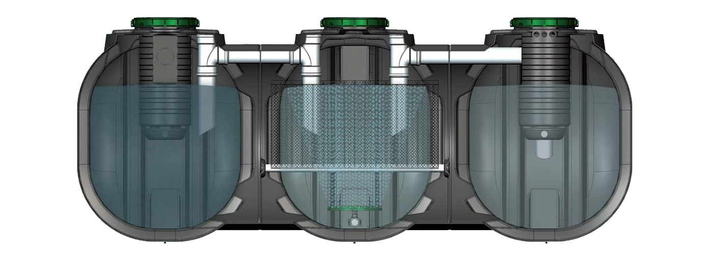 L'assainissement individuel, schéma d'une micro-station SBR 7500